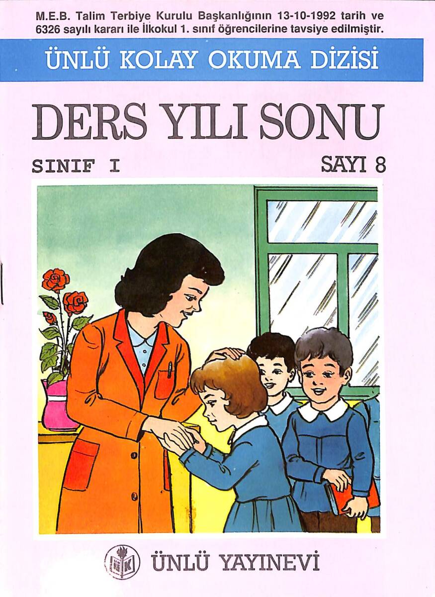 1990's Ünlü Kolay Okuma Dizisi Ders Yılı Sonu Sınıf: 1 Sayı: 8 NDR101884 - 1