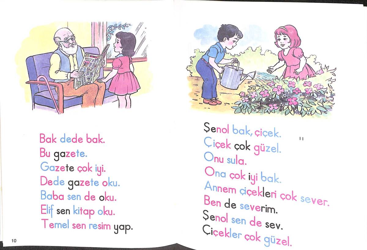 1990's Ünlü Kolay Okuma Dizisi Evimiz Ailemiz Çevremiz Sınıf: 1 Sayı: 3 NDR101888 - 2