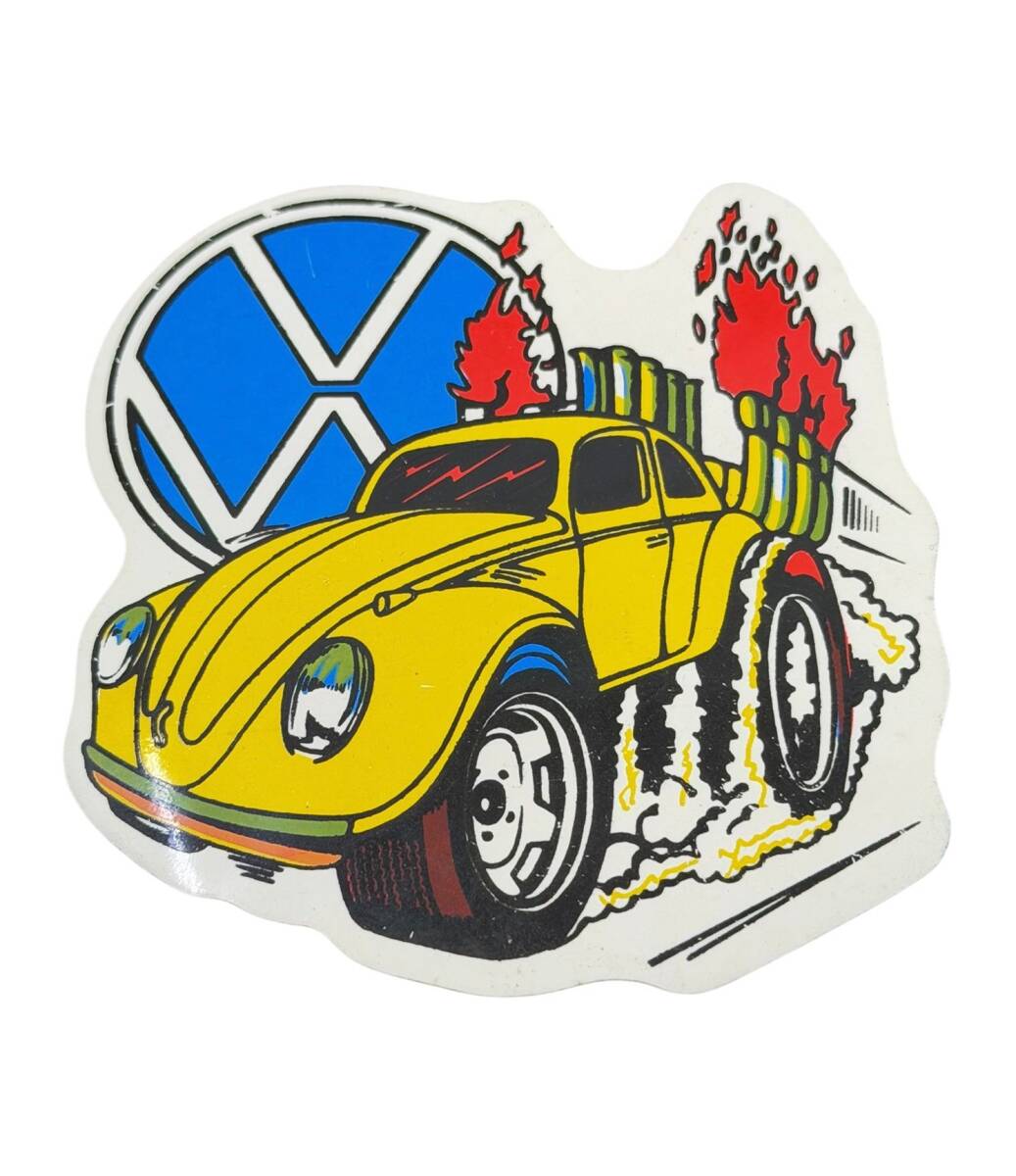1990's Volkswagen Beetle (Vosvos) Sticker Çıkartma AKS2091 - 1