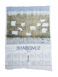 1991 Sümerbank Bez Takvim – Kumaş Duvar Takvimi AKS2223 - 2