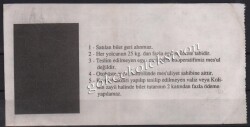 1992 Şarköy Seyahat Eski Otobüs Bileti PYB2937 - 2