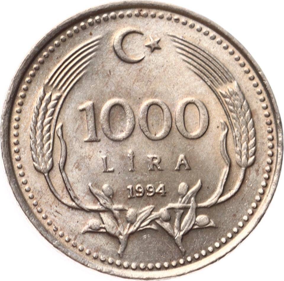 1994 Yılı 1000 Lira - ÇİL TCM3148 - 3