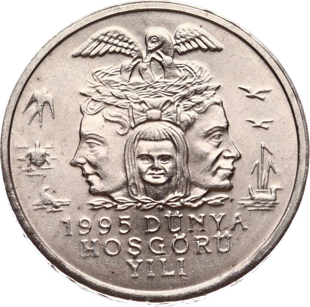 1995 Yılı 25.000 Lira (Dünya Hoşgörü Yılı) - ÇİL TCM3217 - 1