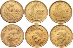 1995/96/97 Yılları 5000 Lira - ÇÇT TCM3235 - Gökçekoleksiyon