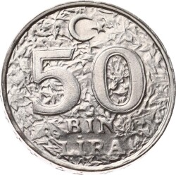 1996 Yılı 50.000 Lira - ÇİL TCM3226 - Gökçekoleksiyon