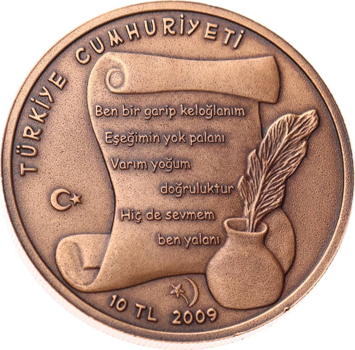 2009 - Keloğlan Bronz Hatıra Para *Sertifikalı* - ÇİL TCH421 - 2