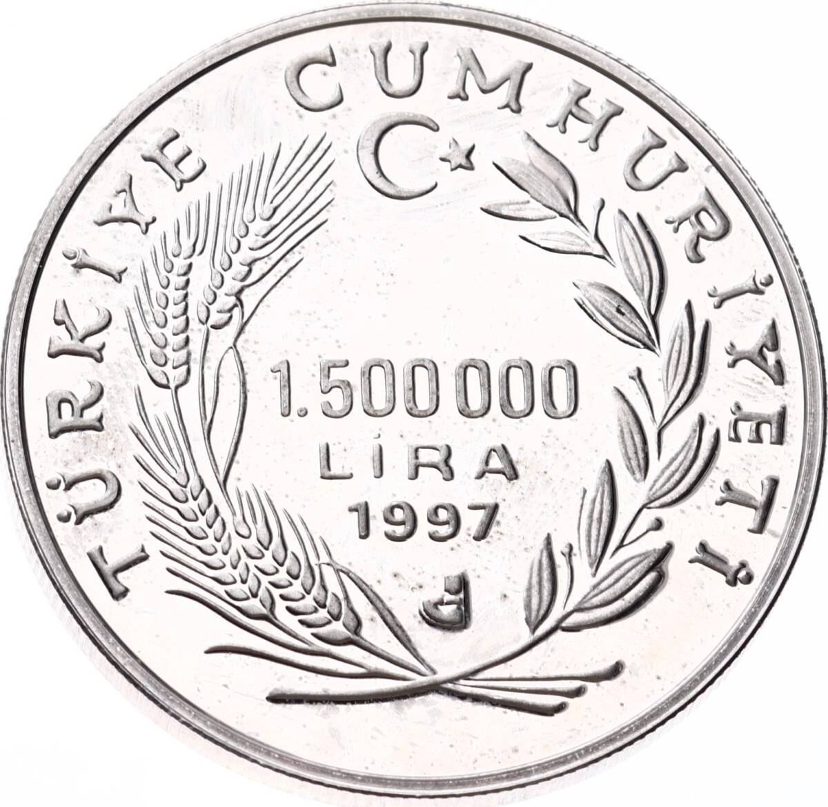 1997 - I. Dünya Hava Oyunları Gümüş Hatıra Para *Sertifikalı* TCH447 #206 - 2