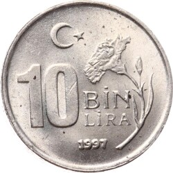 1997 Yılı 10.000 Lira - ÇİL TCM3128 - Gökçekoleksiyon