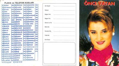 1998 - 1999 Yılı Takvimli Kartpostal (Songül Karlı) KRT11697 - 1