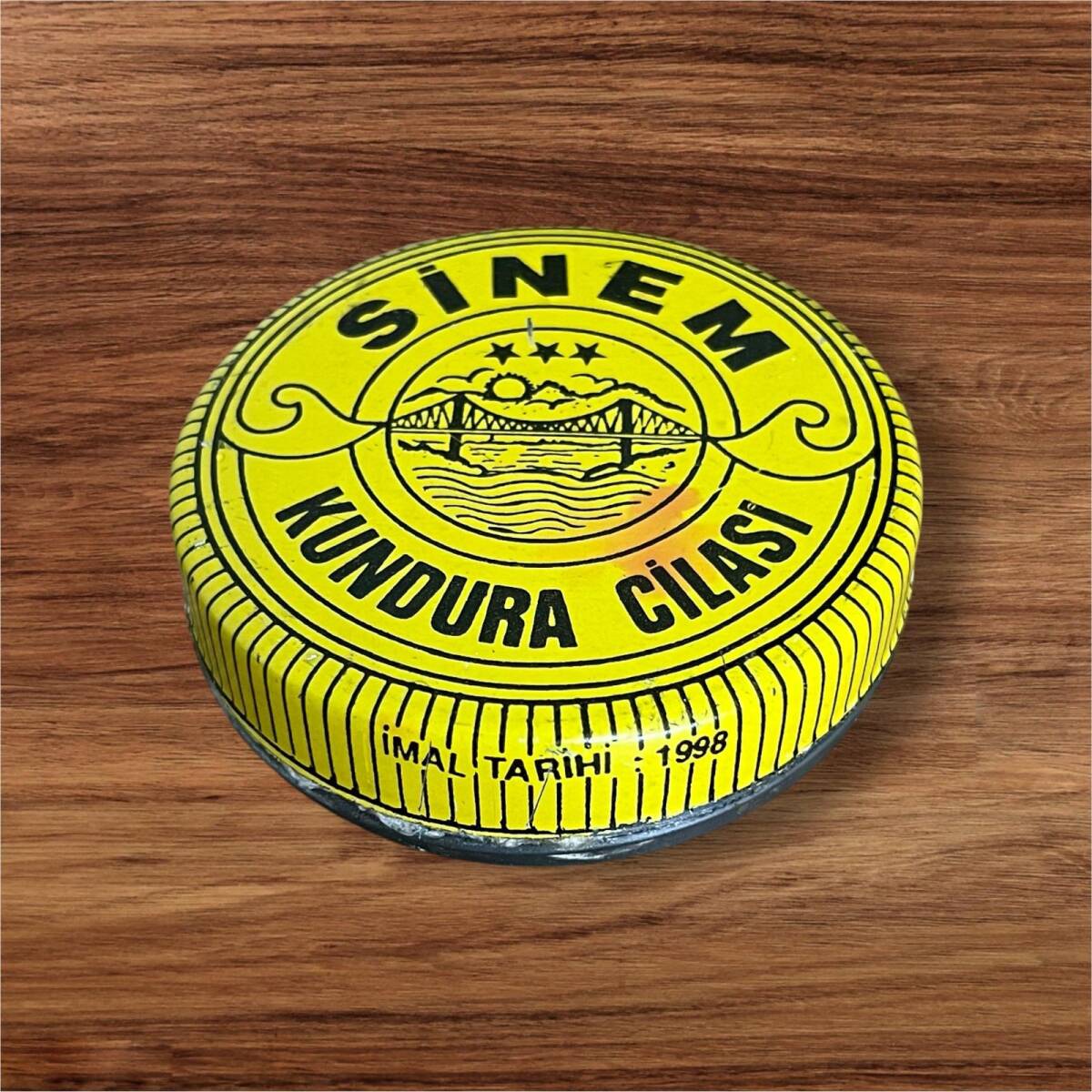 1998 Sinem Kundura Cilası Teneke Kutu AOB5441 - 3