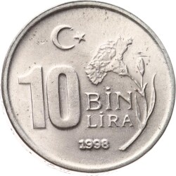 1998 Yılı 10.000 Lira - ÇİL TCM3213 - 3
