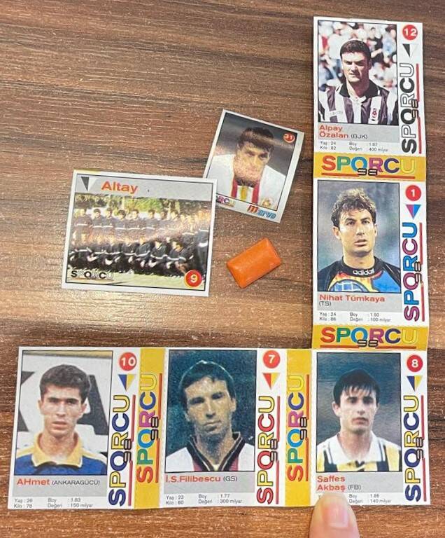 1998 Yılı Sporcu Kartı *Sıfır Ürün* SKZ001 - 6