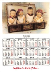1998 Yılı Takvimli Bebek Temalı Kartpostal KRT14072 - 1