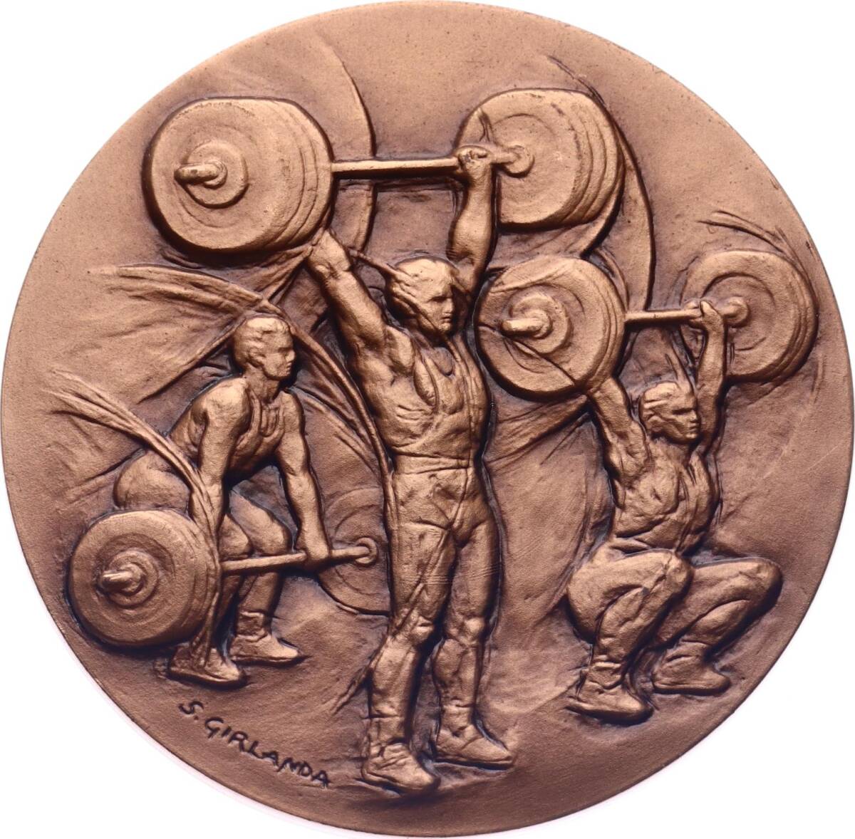  1999 Avrupa Halter Federasyonu 30.Yılı Bronz Madalyon (Orj.Kutulu-Sertifikalı) MVM2071 - 6
