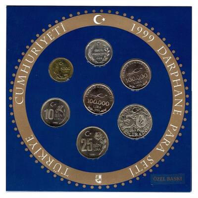 1999 Darphane Tedavül Para Seti - Özel Baskı TCM660 - 2