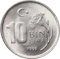 1999 Yılı 10.000 Lira - ÇİL TCM3214 - 3