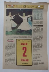 2 Aralık 1979 Takvim Yaprağı - Doğum Günü Hediyesi EFM(N)7413 - Gökçekoleksiyon