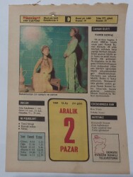 2 Aralık 1984 Takvim Yaprağı - Doğum Günü Hediyesi EFM(N)7036 - Gökçekoleksiyon