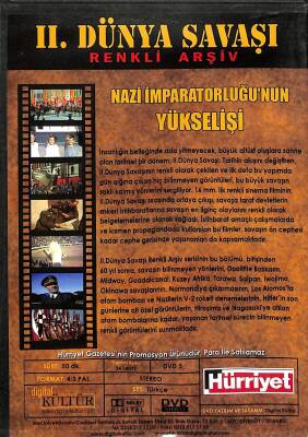 2. Dünya Savaşı Renkli Arşiv 3 Nazi İmparatorluğunun Yükselişi DVD Film 108 (İkinci El) DVD2170 - 4