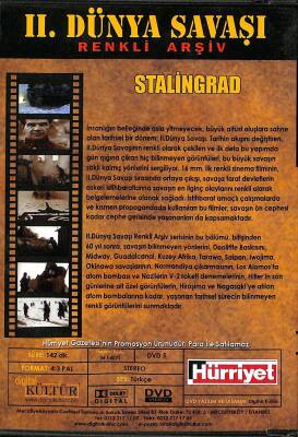 2. Dünya Savaşı Renkli Arşiv 9 Stalingrad DVD Film 108 (İkinci El) DVD2164 - 4