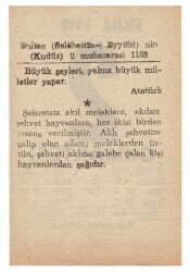 2 Ekim 1948 Takvim Yaprağı EFM846 - 2