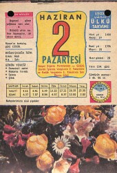 2 Haziran 1980 Takvim Yaprağı - Doğum Günü Hediyesi EFM(N)9119 - Gökçekoleksiyon