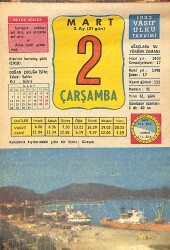 2 Mart 1983 Takvim Yaprağı - Doğum Günü Hediyesi EFMN15049 - Gökçekoleksiyon