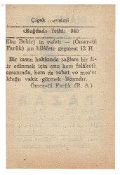 2 Mayıs 1948 Takvim Yaprağı EFM896 - 2