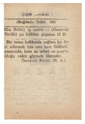 2 Mayıs 1948 Takvim Yaprağı EFM896 - 2