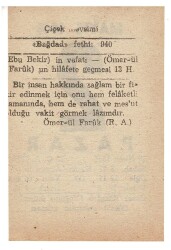 2 Mayıs 1948 Takvim Yaprağı EFM896 - 4