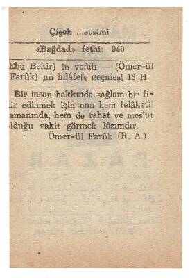 2 Mayıs 1948 Takvim Yaprağı EFM896 - 4