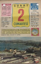2 Şubat 1980 Takvim Yaprağı - Doğum Günü Hediyesi EFM(N)7826 - Gökçekoleksiyon