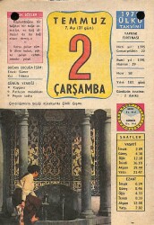 2 Temmuz 1975 Takvim Yaprağı - Doğum Günü Hediyesi EFM(N)9266 - Gökçekoleksiyon