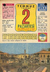 2 Temmuz 1979 Takvim Yaprağı - Doğum Günü Hediyesi EFM(N)12388 - Gökçekoleksiyon