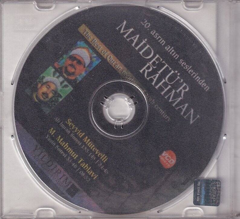 20. Asrın Altın Seslerinden Maidetü`r Rahman VCD VCD8723 - 2