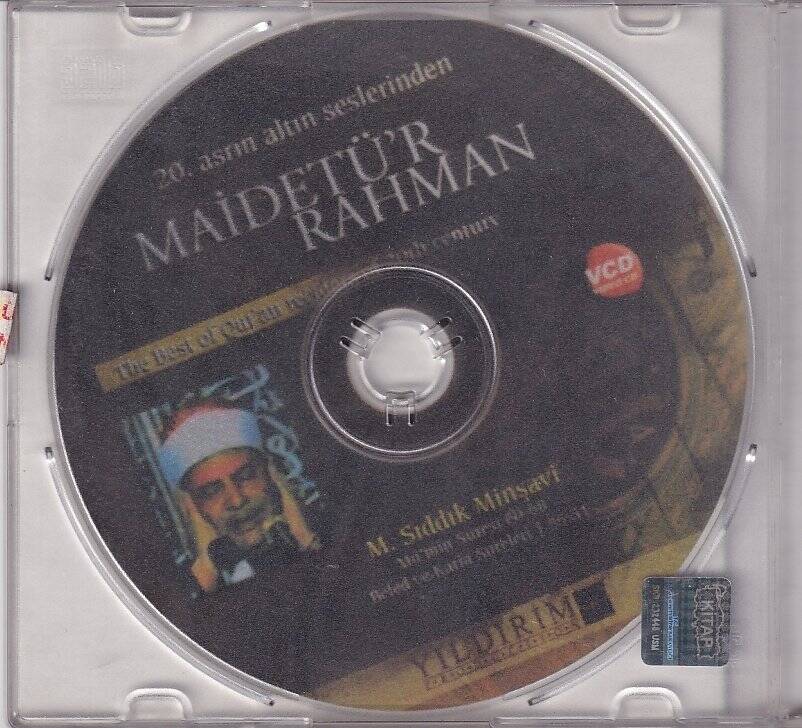 20. Asrın Altın Seslerinden Maidetü`r Rahman VCD VCD8726 - 2