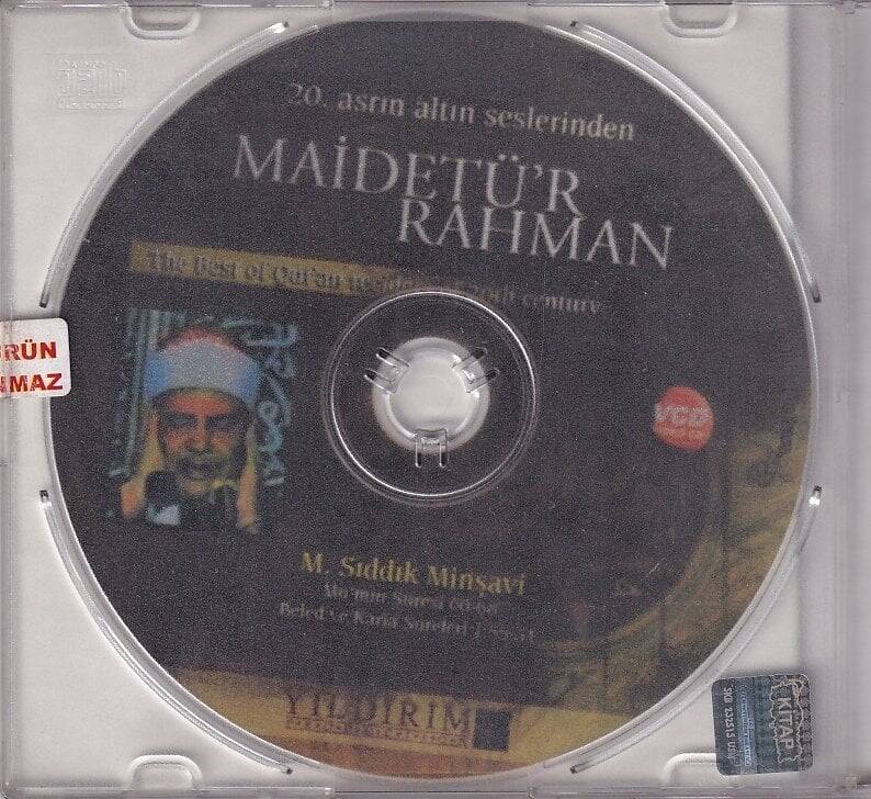 20. Asrın Altın Seslerinden Maidetü`r Rahman VCD VCD8727 - 2