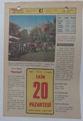 20 Ekim 1980 Takvim Yaprağı - Doğum Günü Hediyesi EFM(N)7086 - Gökçekoleksiyon