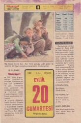 20 Eylül 1980 Takvim Yaprağı -Doğum Günü Hediyesi EFM(N)6420 - Gökçekoleksiyon