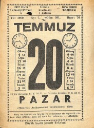 20 Temmuz 1969 Takvim Yaprağı - Doğum Günü Hediyesi EFM(N)11829 - Gökçekoleksiyon