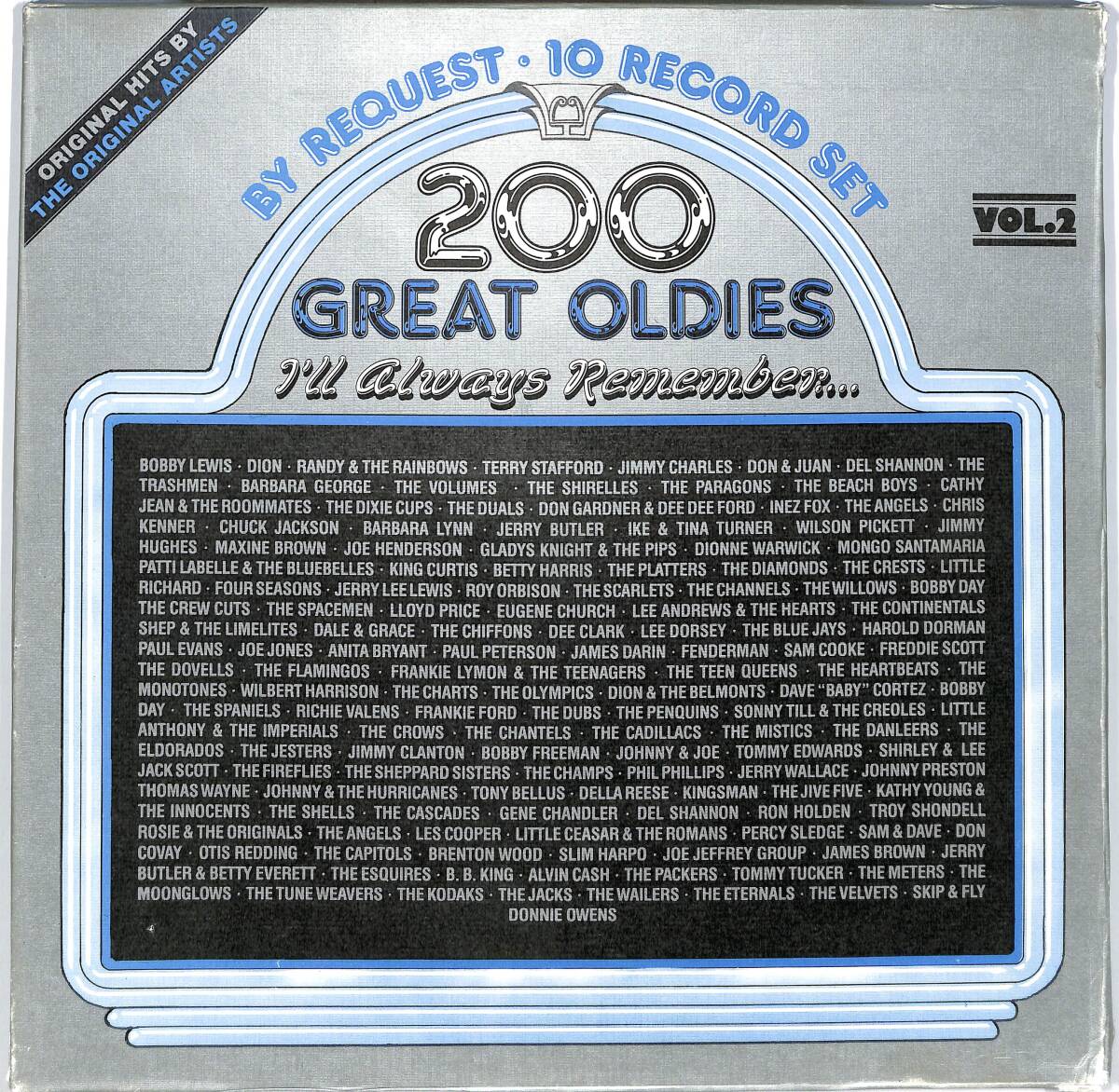 200 Great Oldies - I′ll Always Remember Vol 2 (Almanya Baskı) LP PLAK (10/8.5 - 1 LP Eksik) PLK25937 - 1