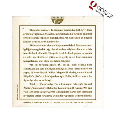 2000 Darphane Tedavül Para Seti (Ayasofya Baskılı Kapak) TCM914 - 4