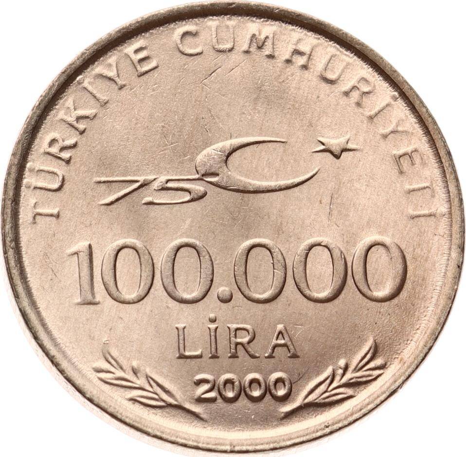 2000 Yılı 100.000 Lira - ÇİL TCM3209 - 3