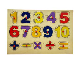 2000'ler Ahşap Tutmalı Eğitici Yapboz (Sıfır Ürün) AOB5392 - 3