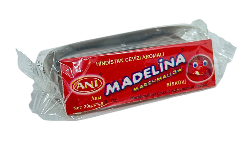 2000'ler Anı Gıda Sanayii Madelina Hindistan Cevizi Aromalı Marshmallow Bisküvi AOB4331 (N) - 1