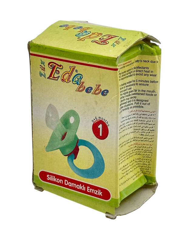 2000'ler Eda Lüx Bebe Silikon Damaklı Emzik (Sıfır Kutusunda) (N) AOB4352 - 4