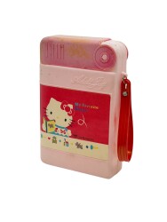 2000'ler Hello Kitty Desenli Plâstik Su Matarası AOB5425 - 3