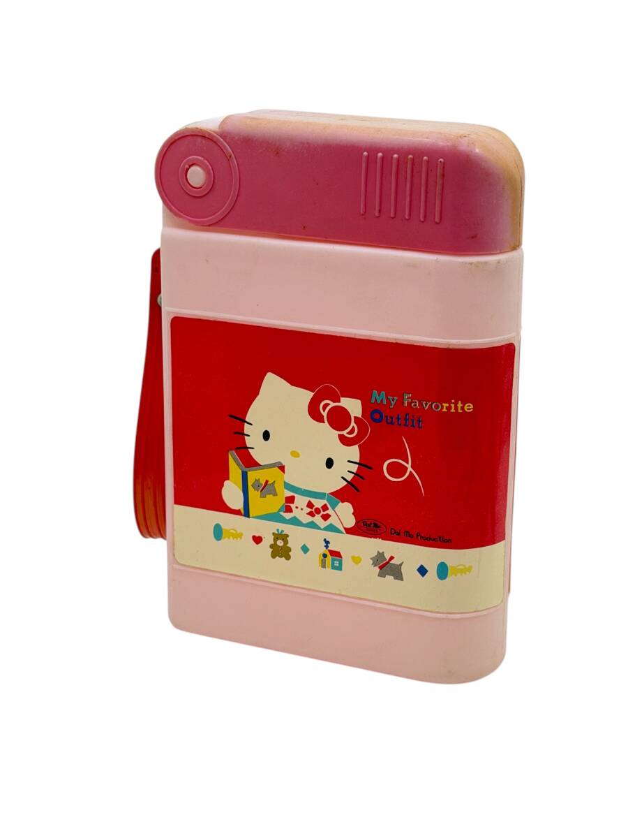 2000'ler Hello Kitty Desenli Plâstik Su Matarası AOB5425 - 4