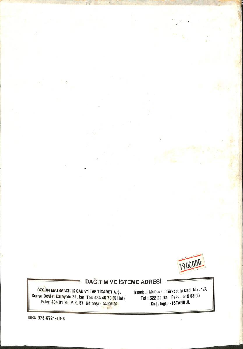 2000'ler İlköğretim 1.Sınıf Türkçe Ders Kitabı NDR99940 - 3