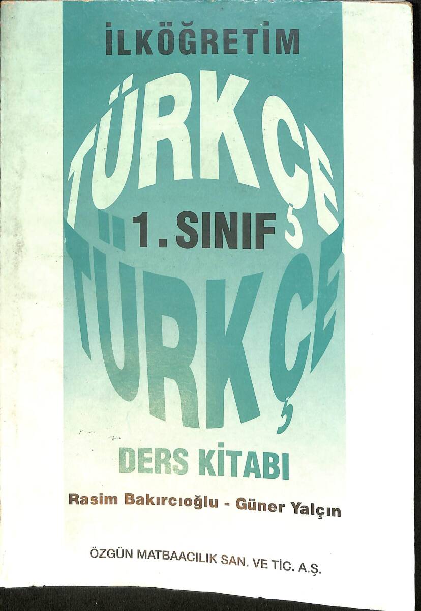 2000'ler İlköğretim 1.Sınıf Türkçe Ders Kitabı NDR99940 - 4